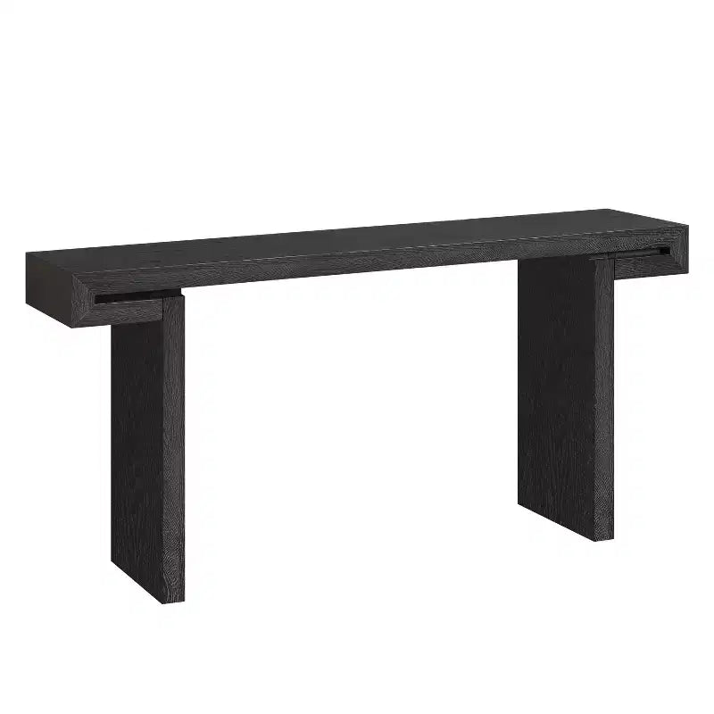 60IN Rustic Farmhouse Console Table, Narrow Entryway Table Distressed Wood Finish Sofa Side Table for Living Room, Hallway