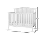 Crib and Changing Table Nursery Set, 3-Piece, Includes 4-in-1 Convertible Crib and Changing Table