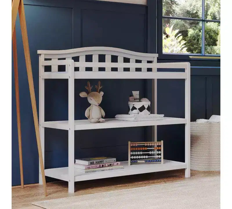 Crib and Changing Table Nursery Set, 3-Piece, Includes 4-in-1 Convertible Crib and Changing Table