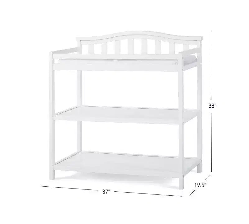 Crib and Changing Table Nursery Set, 3-Piece, Includes 4-in-1 Convertible Crib and Changing Table