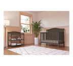 Crib and Changing Table Nursery Set, 3-Piece, Includes 4-in-1 Convertible Crib and Changing Table