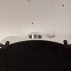 Modern Scalloped Round Wall Mirror