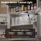 Bathroom Wall Cabinet with Sensor Light, Wall Mounted Medicine Cabinet with Storage Shelves and Towel Bar for Bathroom or Laundry Room, White