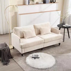 68.9 Inch Modern Chenille Loveseat Sofa, 2 Seater Sofa with Removable Seat Cushion for Living Room, Apartment, Bedroom