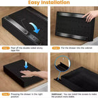 Pull Out Drawers for Cabinets, Slide Out Drawers, Under Sink Organizer Storage Basket for Indoor Home Office Kitchen Cabinet Organization