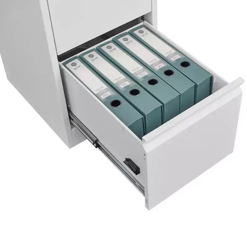Modern Steel Vertical File Cabinet with Lock