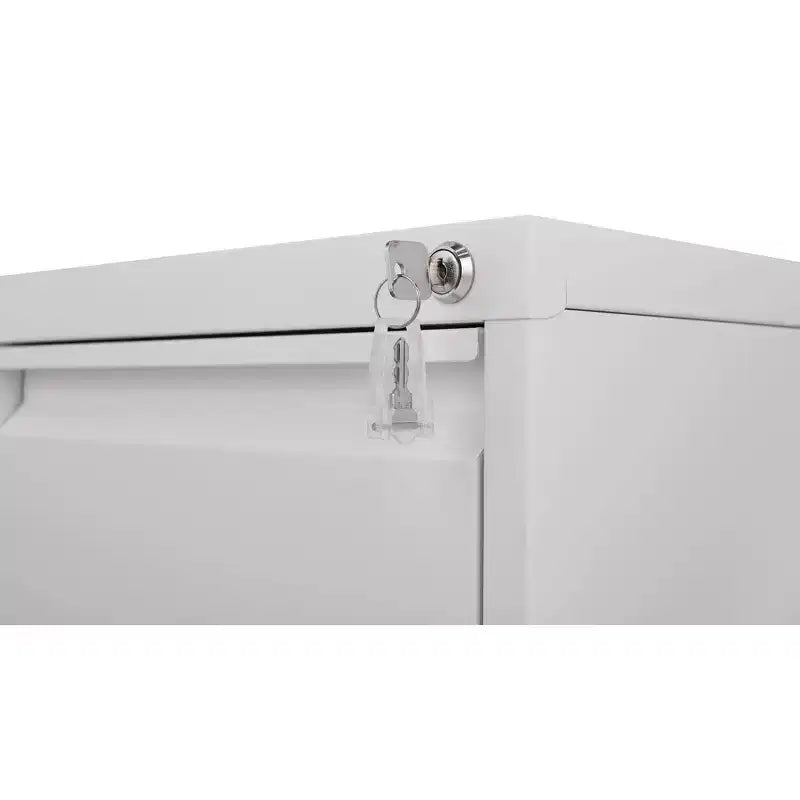 Modern Steel Vertical File Cabinet with Lock