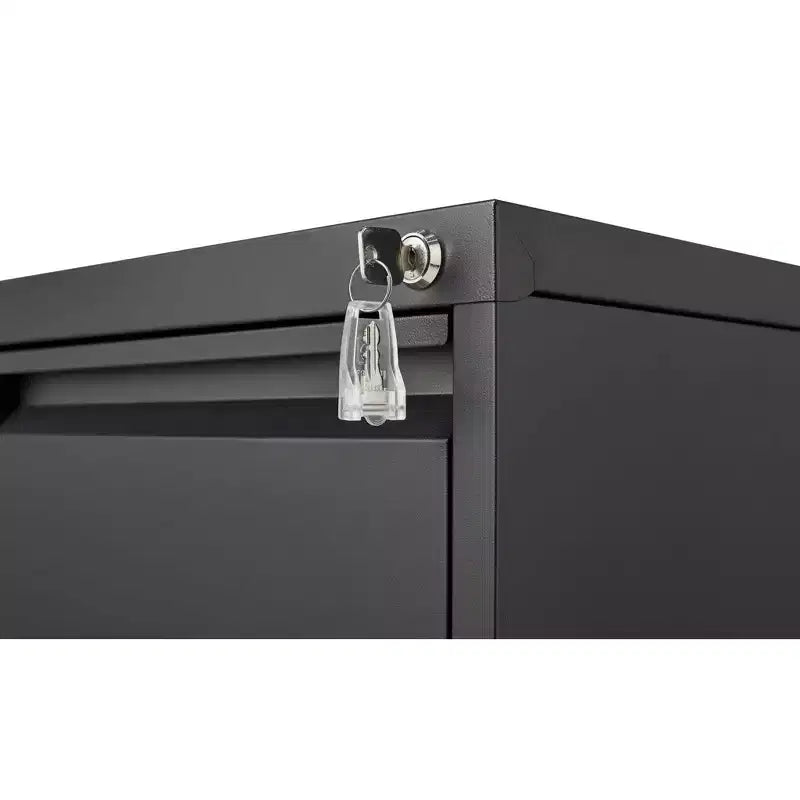Modern Steel Vertical File Cabinet with Lock
