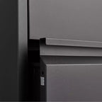 Modern Steel Vertical File Cabinet with Lock