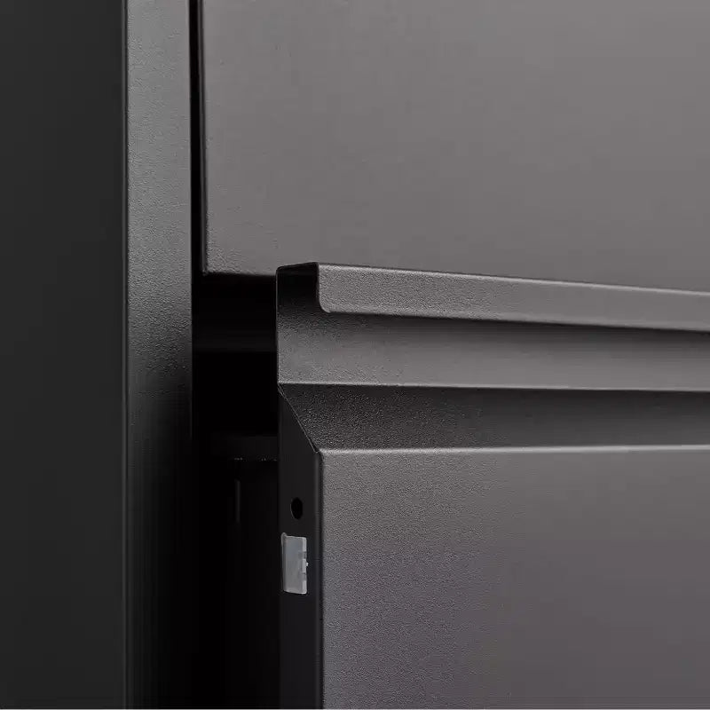 Modern Steel Vertical File Cabinet with Lock