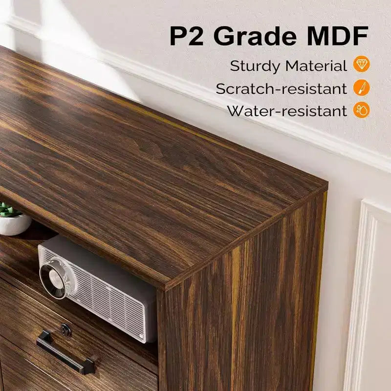 40.95In. Wide 4-Drawer Mobile File Cabinet