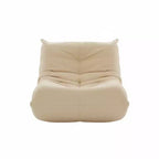Giant Bean Bag Chair Lazy Floor Sofa, Memory Foam Fireside Sofa for Adults, Big Beanbag Faux Leather Armless Chair for Living Room Bedroom Dorm Office