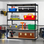 Garage Shelving Unit, 2500 LB Capacity, Adjustable Steel Storage Shelves, Heavy Duty Storage Racks for Basement Warehouse Shop