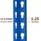 Garage Shelving Unit, 2500 LB Capacity, Adjustable Steel Storage Shelves, Heavy Duty Storage Racks for Basement Warehouse Shop