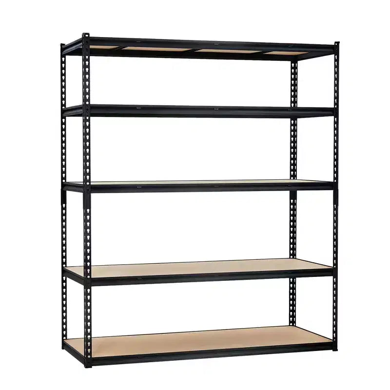 Garage Shelving Unit, 2500 LB Capacity, Adjustable Steel Storage Shelves, Heavy Duty Storage Racks for Basement Warehouse Shop