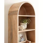 Wood Capsule Wall Shelf, Natural, 13x33