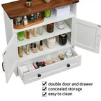 24 Wide Farmhouse Wall-Mounted Bathroom Cabinet with Sliding Barn Doors - Medicine Cabinet with Adjustable Shelf for Bathroom and Laundry